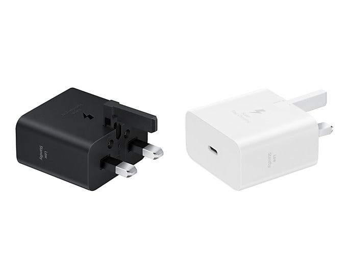 شاحن سامسونج بقوة 25 واط USB-C| أبيض شاحن سامسونج بقوة 25 واط USB-C| أبيض